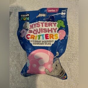 Three (3) Crazy Fun Mystery Squishy Critters Blind Bags For Gifts